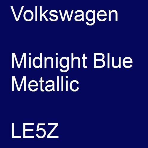 Volkswagen, Midnight Blue Metallic, LE5Z.